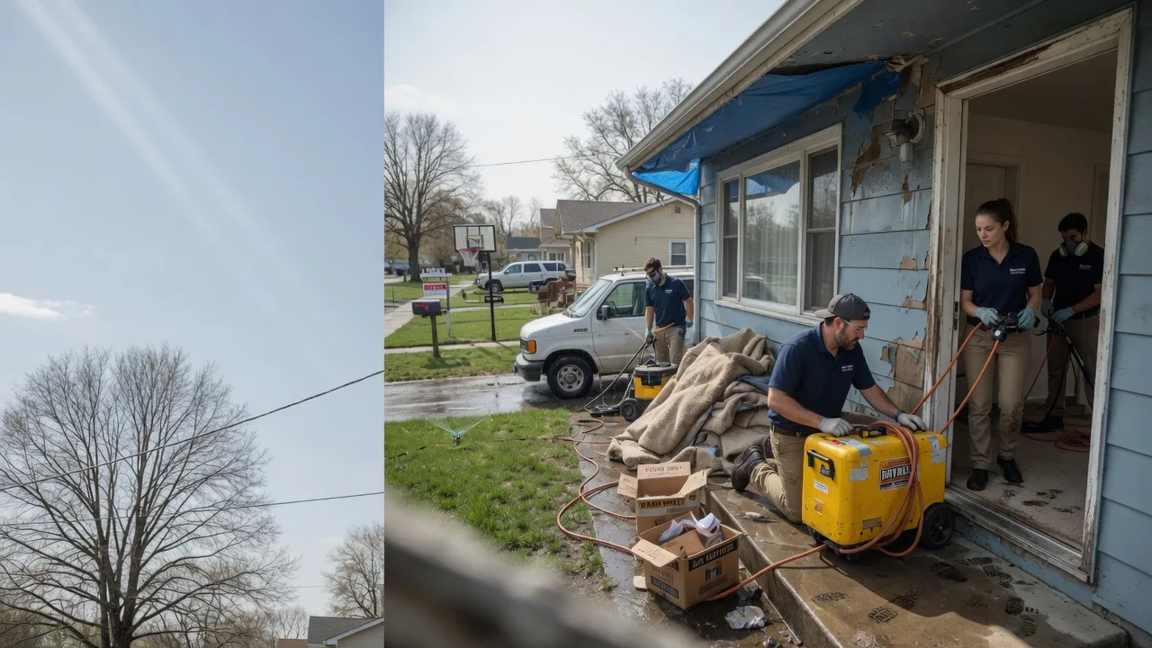 Basement Flood Cleanup in Tina, MO near me